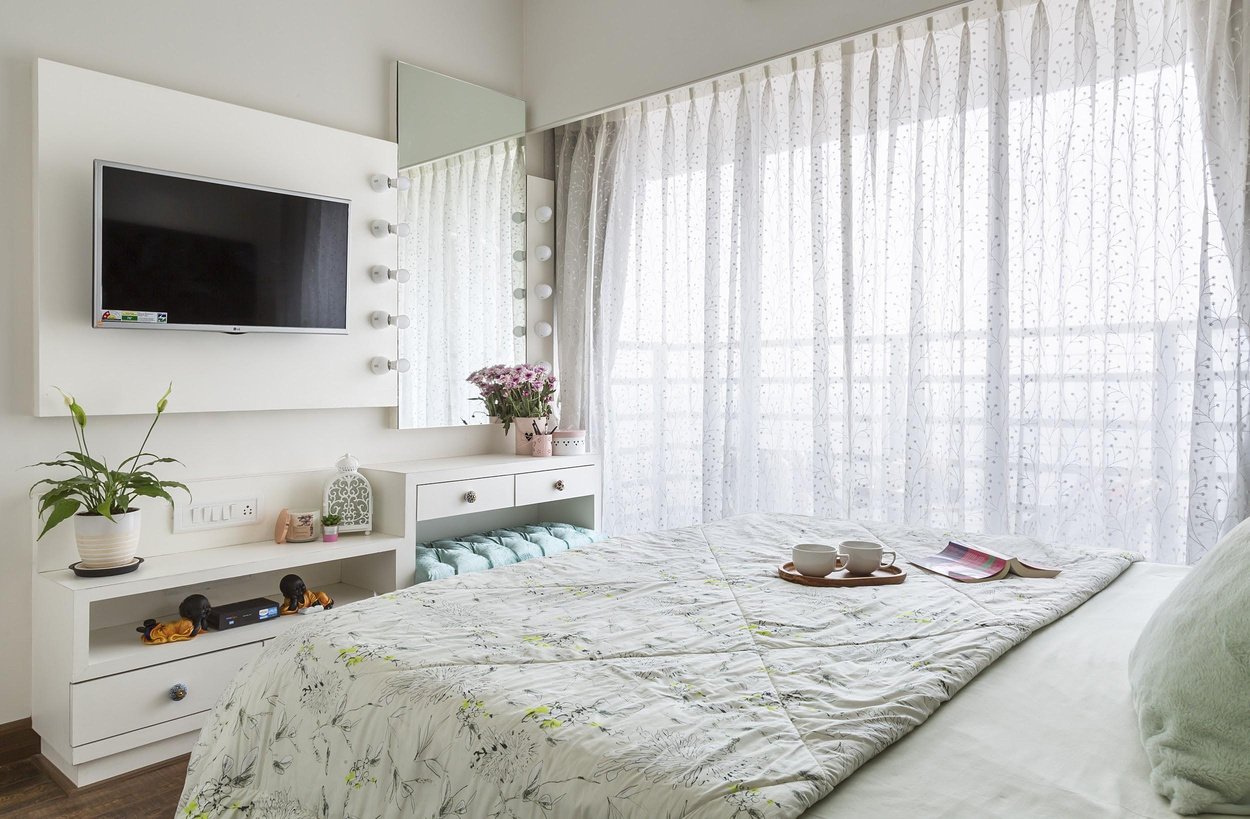 Pops of Colour Bedroom