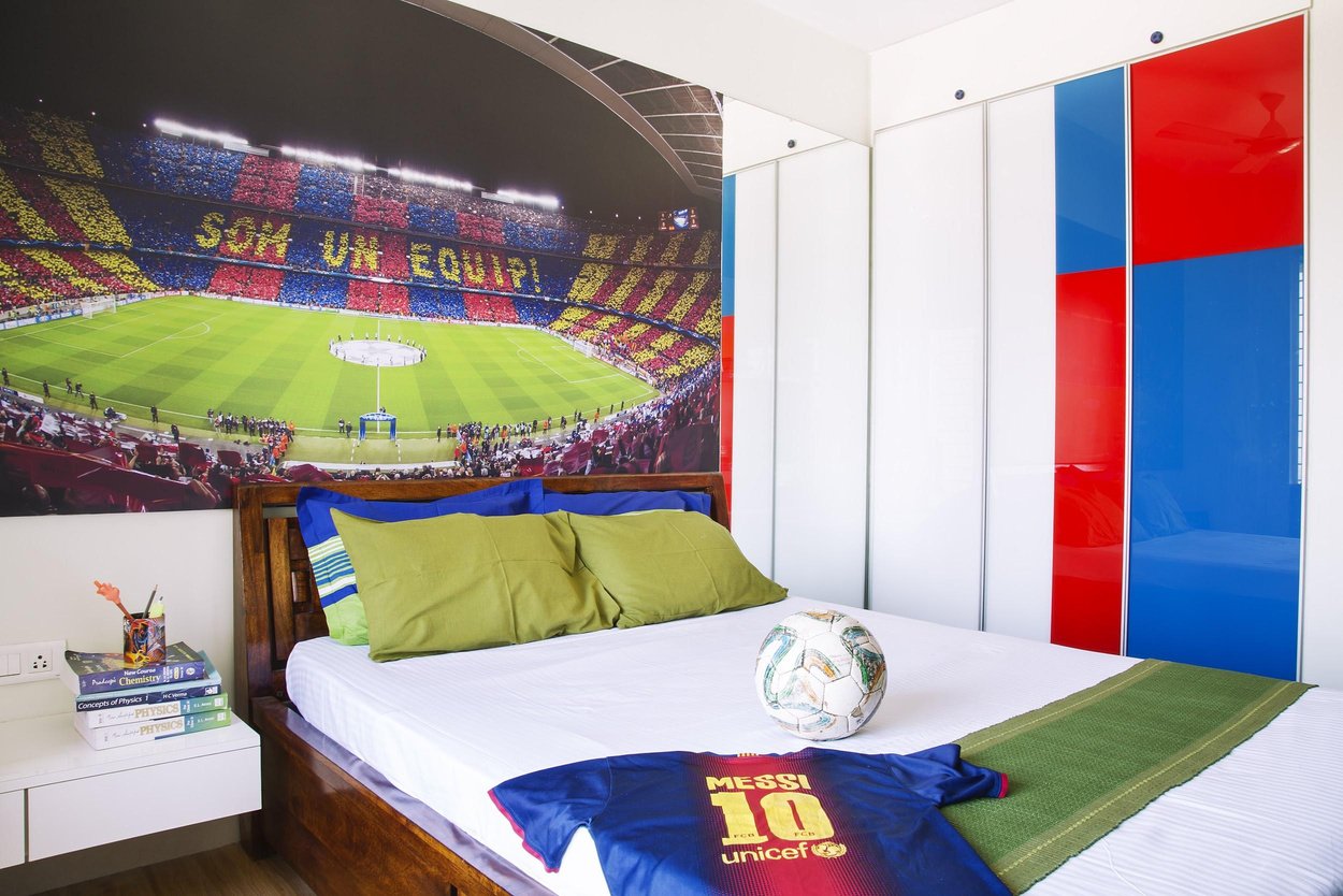 Football Themed Kids Room